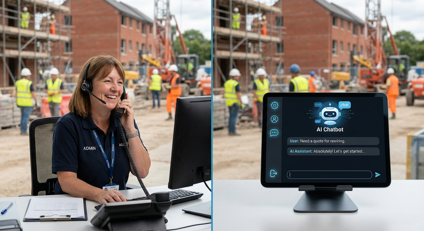 AI Receptionist vs Human Receptionist for Tradespeople: Full Comparison 2026