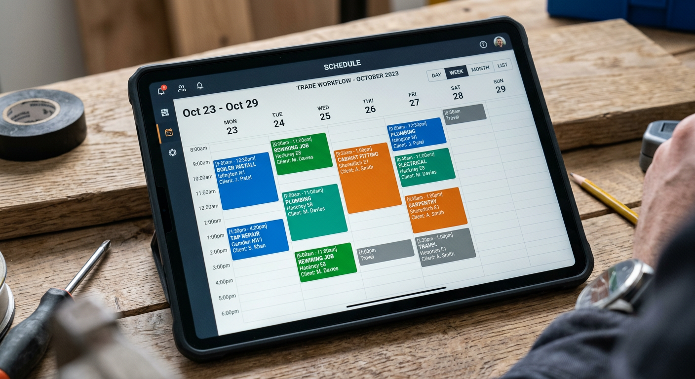 Manage Your Schedule: The Best Scheduling App for UK Tradespeople