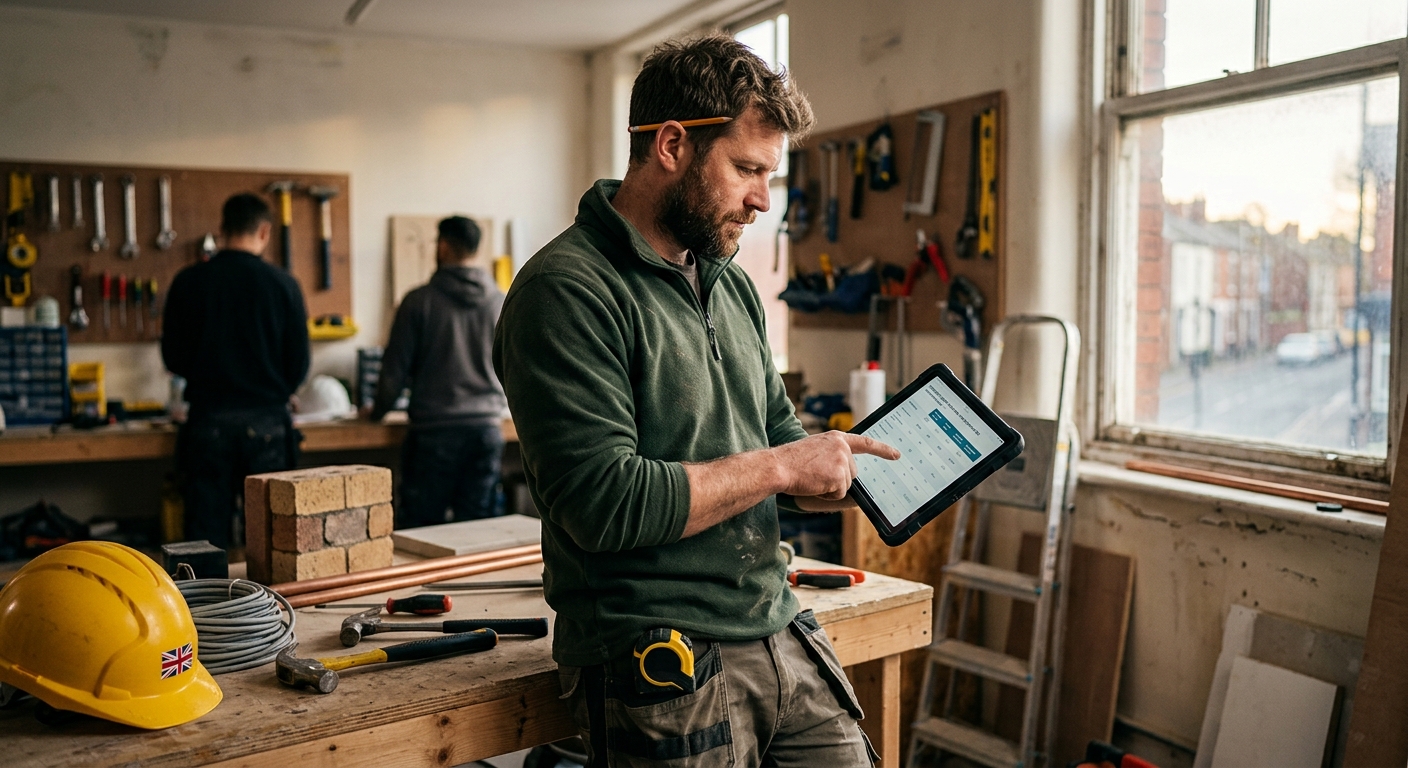 Comparison table of different quote software options for UK tradespeople, highlighting key features and pricing.